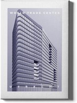 Walljar - World Trade Center - Muurdecoratie - Poster