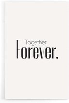 Walljar - Together Forever - Muurdecoratie - Poster