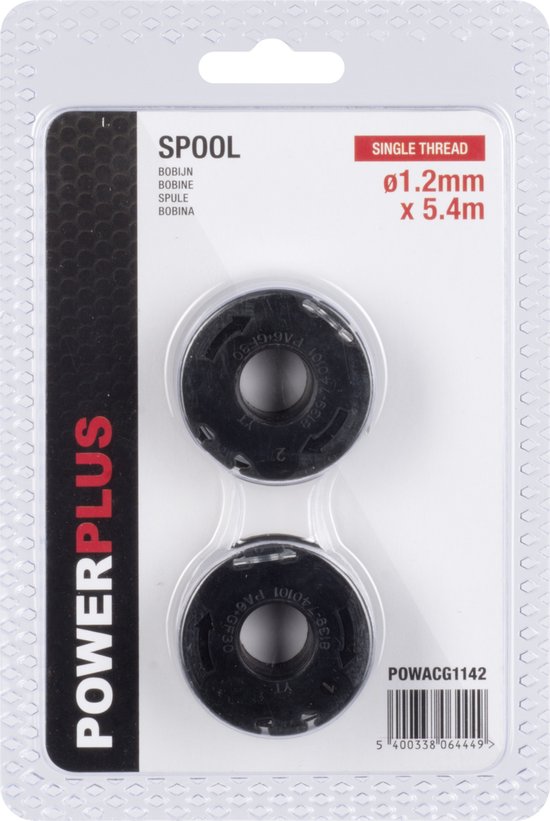 Powerplus - Accessories - POWACG1142 - Spoel ronde draad - voor POWXG8010LI - 2 st. van Powerplus — afbeelding 3