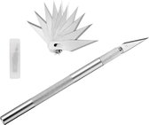 Premium 9-Delige Scalpel Mes Set - Scalpelmes Hobbymes - Hobby Precisie Scalpelmesjes - Scalpelhouder Met Reserve Precisie Messen Precisiemes - - Hobbymesjes Set