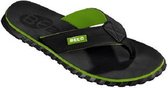 teenslippers heren EVA/rubber zwart/groen maat 42