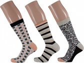 sokken Fashion Bamboo dames 3-pack maat 35/38