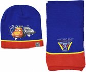 winterset Cars junior acryl blauw/rood 2-delig