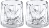 Koziol Whiskeyglazen / Cocktailglazen / Waterglazen - onbreekbaar - Superglas - 250 ml - 2 Stuks