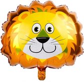 Folie ballon Leeuw/Lions 2 stuks 33x33cm, jungle, Kindercrea