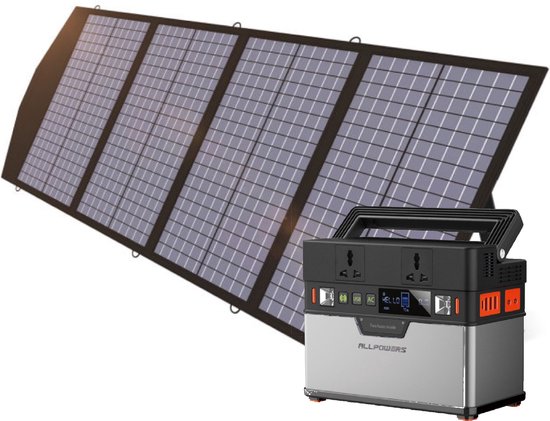 Allpowers® Zonnepaneel Set - Solar Power Station Camper - Zonne-Energie... | bol.com
