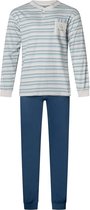Heren pyjama 100% katoen 94241 grijs M