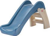 Step2 Play & Fold Jr. Glijbaan in blauw - Opvouwbare glijbaan voor peuter / kind van 2 tot 6 jaar - Plastic kinderglijbaan voor de tuin / buiten