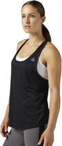 Reebok Performance Mesh Tanktop Zwart