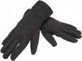 handschoenen fleece zwart maat XL/XXL