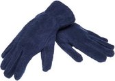 handschoenen fleece navy maat XL/XXL