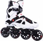 inlineskates Ezza 85A aluminium/nylon wit/zwart maat 39