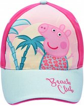 basketbalpet Peppa Pig meisjes katoen roze/aqua maat 52