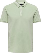 ONLY & SONS ONSTRAVIS SLIM WASHED SS POLO NOOS Heren Poloshirt - Maat M