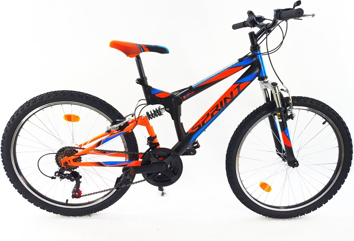 Sprint Element - VTT 24 pouces - Vélo à 18 vitesses Shimano - Vélo pour  enfant -... | bol.com