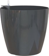 ARTEVASI - San remo zelfwatergevende pot 36cm antraciet 36 x 36 x h33.5 cm - 1.44l