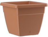 PoeTIC - My City Garden vierkant 35 terracotta bak - 34 x 34 x 30 cm - 20L