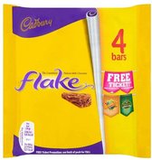 Cadbury Flake - 4 in a Pack (4x20g = 80g) x 2 Packs