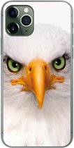 Geschikt voor iPhone 11 Pro hoesje - Jongens - Adelaar - Amerikaanse zeearend - Vogel - Portret - Snavel - Ogen - Siliconen Telefoonhoesje