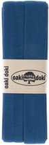 Oaki Doki - tricot de luxe biaisband - 212 blauw.