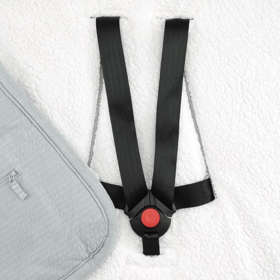 BEMINI Voetenzak - Biside 0-12m - Warme teddy - Grizou van Bemini — afbeelding 4