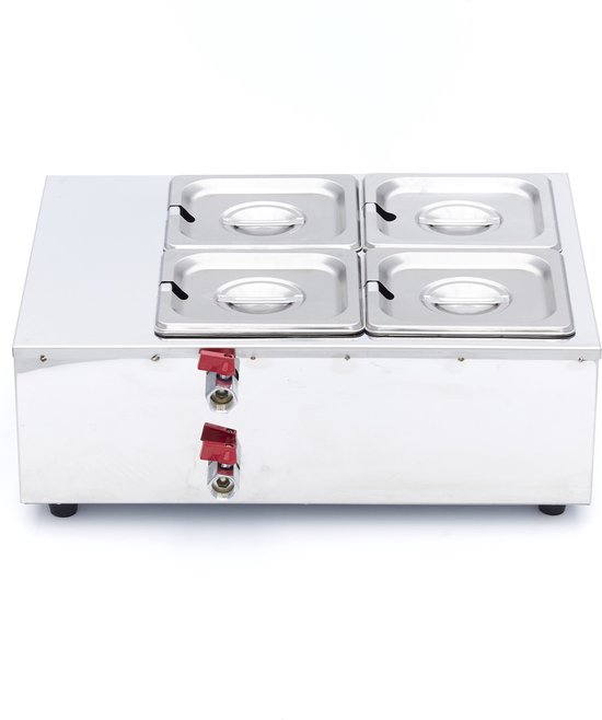 Maxima Chocoladesmelter 4 x 1/6 GN 10 cm van Merkloos — afbeelding 5