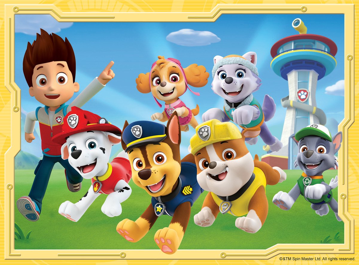 Ravensburger puzzel PAW Patrol - 12+16+20+24 stukjes — afbeelding 3