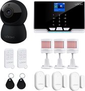 Looki Slimme Indoor Beveiliging set - 1x Looki 11-delig Alarmsysteem & 1x i3 Indoor PTZ IP Camera - WiFi & App - incl. 32GB SD-kaart
