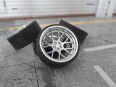 1:18 Vossen Concave aluminium velgenset 19 inch Zilver