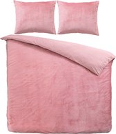 Velvet Dekbedovertrek Oud Rose 140 x 200/220 cm + 1 kussensloop