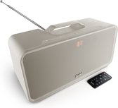 Teufel BOOMSTER - Haut-parleur stéréo Bluetooth 2.1 puissant avec DAB + et longue durée de lecture - blanc