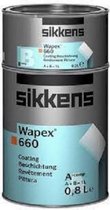 Sikkens Wapex 660 - 2-componenten zijdeglans vloer- en wandcoating voor binnen - RAL 3020 Verkeersrood - 1 L