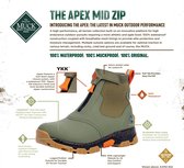 Muck Boot - Apex Zip - Olive/Orange - Heren - 41