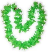 Neon groene Hawaii kransen 12 stuks