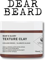 Dear Beard - Texture Clay - Natuurlijke Italiaanse haarwax - Strong hold & matte effect