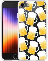 iPhone SE 2022 Hoesje Bierpullen - Designed by Cazy