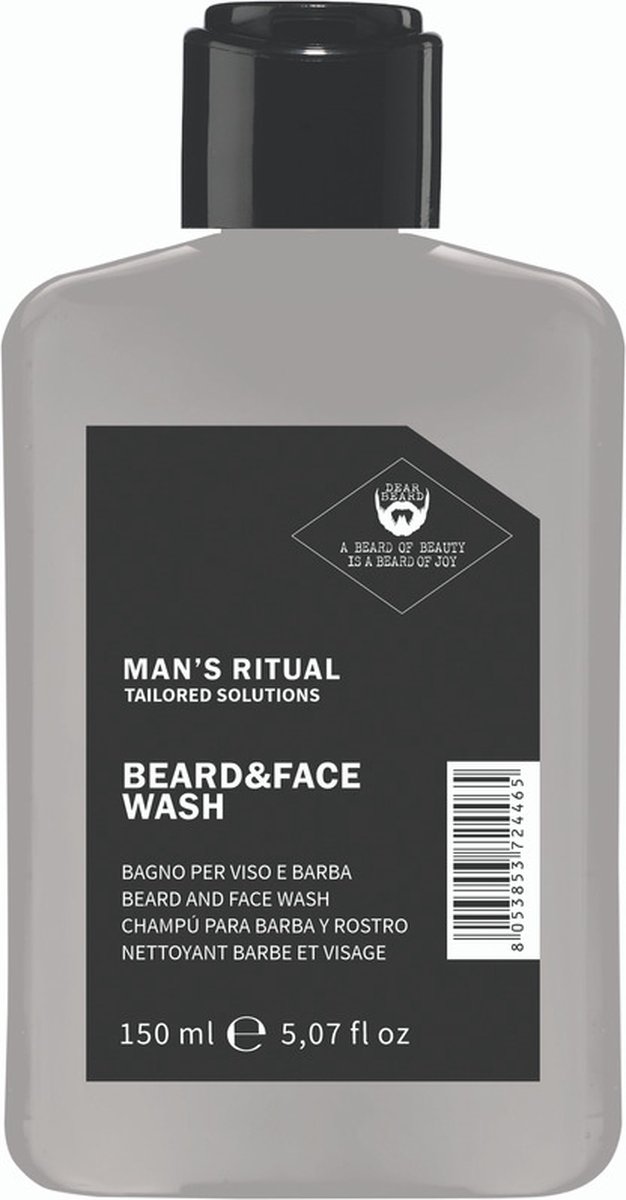 Dear Beard - Italiaanse baardshampoo - Voor baard en gezicht - 150ml