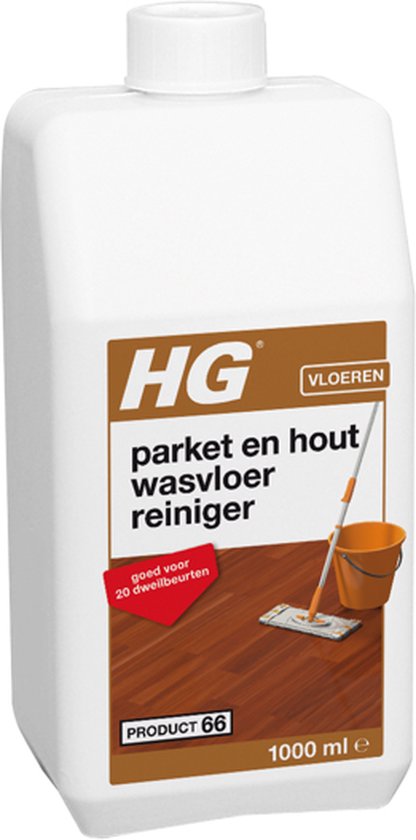 HG Parket & Hout wasvloer reiniger 1L - 2 Stuks ! - HG