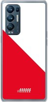 6F hoesje - geschikt voor OPPO Find X3 Neo -  Transparant TPU Case - FC Utrecht #ffffff