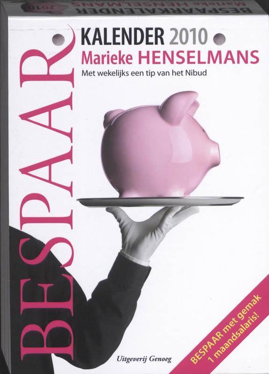 Cover van het boek 'Bespaarkalender 2010' van Marieke Henselmans