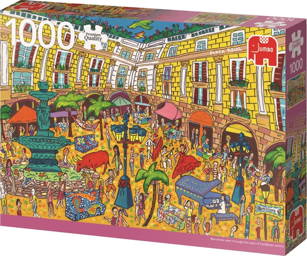 Jumbo Premium Collection Puzzel Plaça Reial Barcelona - Legpuzzel - 1000  stukjes | bol.com