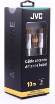 JVC antennekabel COAXIAL CABLE  WHITE MALE/MALE ADAPTOR FEMALE/FEMA