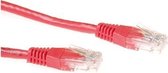 ACT IM8500 - Cat 6 UTP-kabel - RJ45 - 0.5 m - Rood