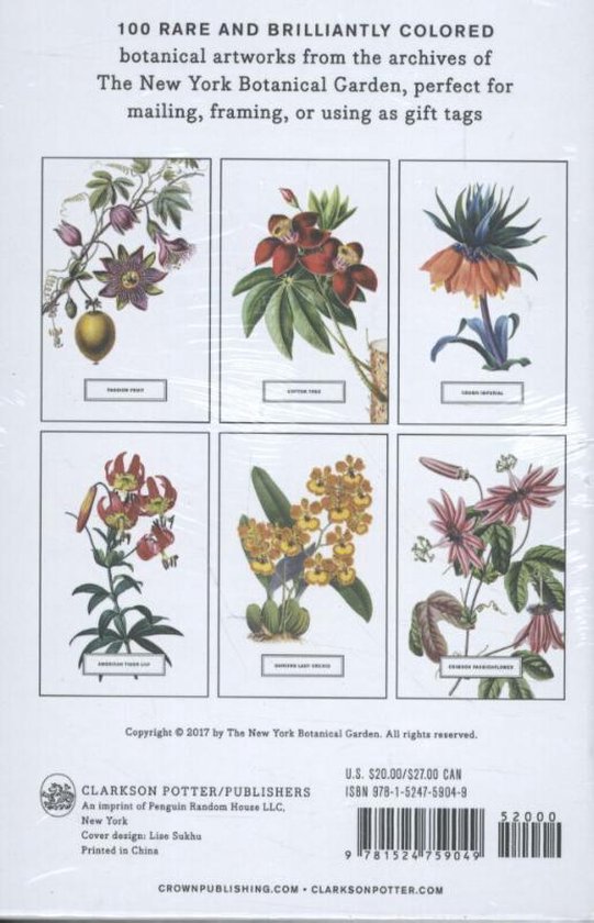Botanicals 100 Postcards from the Archives of the New York Botanical