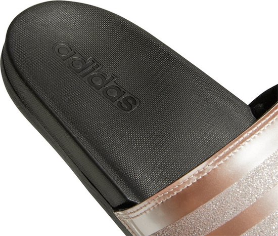 onthouden Haan Mediaan adidas Adilette Comfort slippers dames zwart/zilver/brons | bol.com