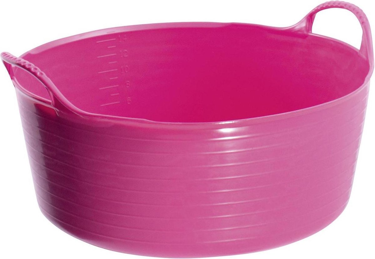 Tubtrug Felxibele Schaal Roze voerbak