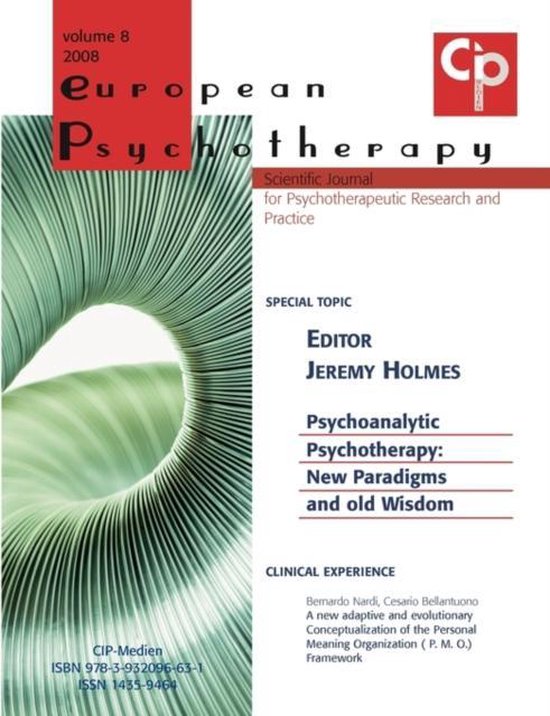 European Psychotherapy Vol. 8 - cover
