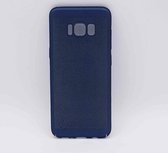 geschikt voor Samsung Galaxy S8 – hoes, cover – TPU – metaal gaas look – Blauw