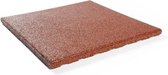 Rubber tegels 30 mm - 1 m² (4 tegels van 50 x 50 cm) - Rood