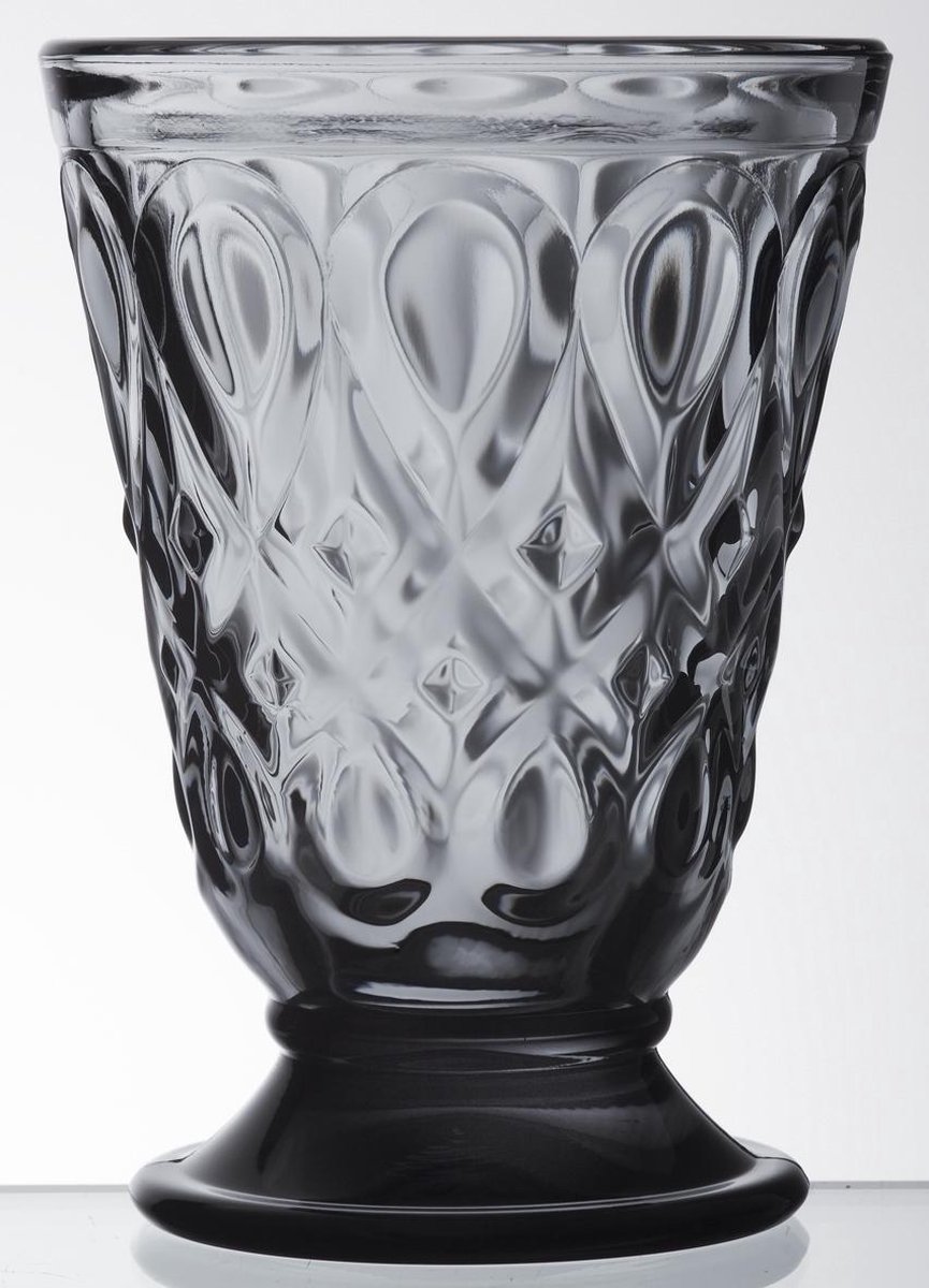 La Rochère - waterglas - Lyonnais 20 cl - set van 6 - antraciet - H 11,3 cm